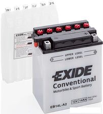 Мотоциклетный аккумулятор Exide EB14L-A2 (14 А·ч)