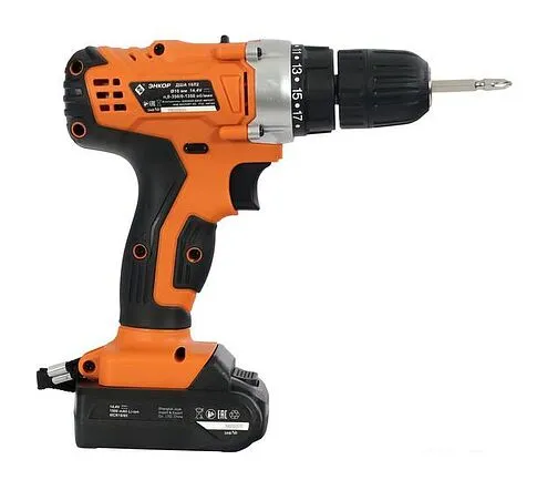 Дрель-шуруповерт Энкор ДША-16Л2 50034 (с 2-мя АКБ)