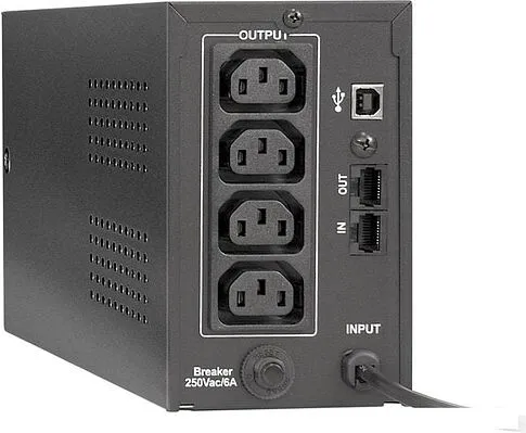 Источник бесперебойного питания ExeGate Power Smart ULB-850.LCD.AVR.C13.RJ.USB