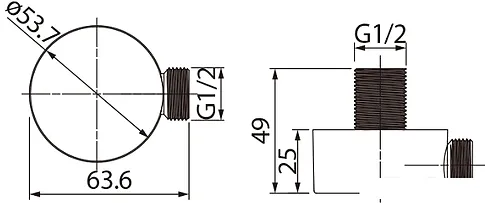 Шланговое подключение IDDIS 002SB00i62