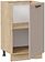 Шкаф напольный Трия Лорас 1Н5 (дуб крафт золотой/холст латте)