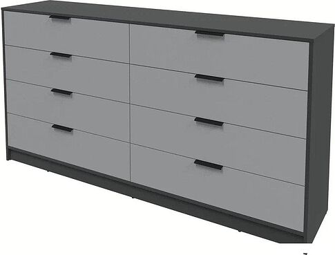 Комод Интерлиния Концепт КТ-К197 (серебро/антрацит)