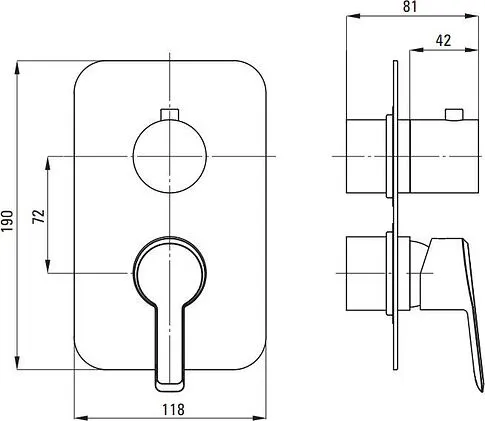 Душевая система  Deante Arnika Titanium BXYYDQAM (титан)