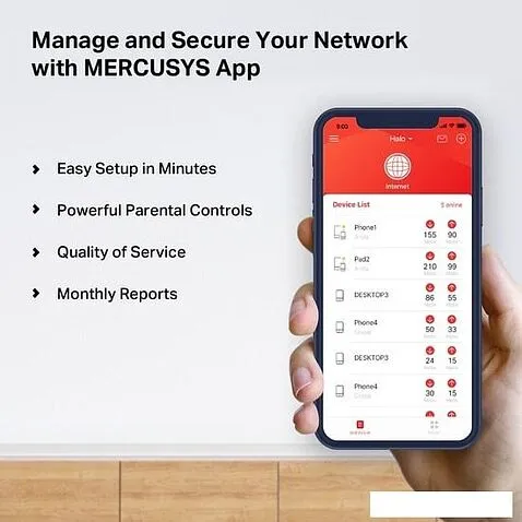 Wi-Fi система Mercusys Halo H50G (3 шт)