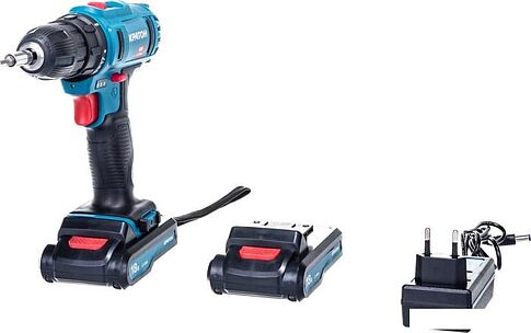 Дрель-шуруповерт Кратон CD-18-Li-1.5 31101056 (с 2-мя АКБ, кейс, оснастка)