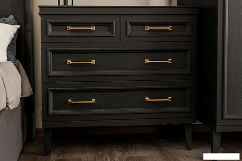 Комод Ангстрем Орландо спальня ОР-100.02 исп.2 (серый уголь)