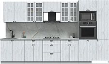 Готовая кухня Интерлиния Берес 3.6В (дуб полярный/серый каспий) Готовая кухня Интерлиния Берес 3.6В (дуб полярный/серый каспий)