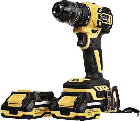 Дрель-шуруповерт Hanskonner HCD2065C (с 2-мя АКБ, кейс)