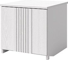 Тумба КМК Мебель Харди КМК 0965.22-01 (белый текстурный/М3 ясень белый текстурный)