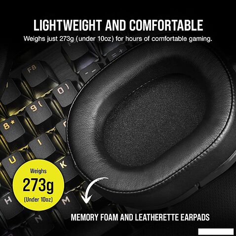 Наушники Corsair HS55 Surround (карбон)