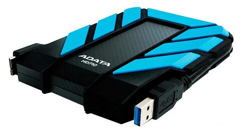 Внешний жесткий диск A-Data DashDrive Durable HD710 2TB Blue (AHD710-2TU3-CBL)