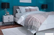 Тумба Ангстрем Хилтон спальня ХТ-302.03 (Д) исп.3 (Д1, белый премиум)