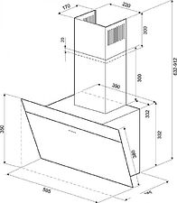 Кухонная вытяжка Krona Kristen A 600 S (белый)