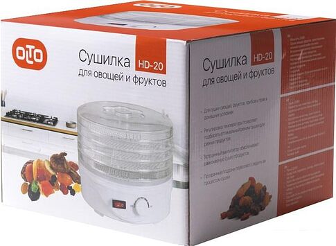Сушилка для овощей и фруктов Olto HD-20