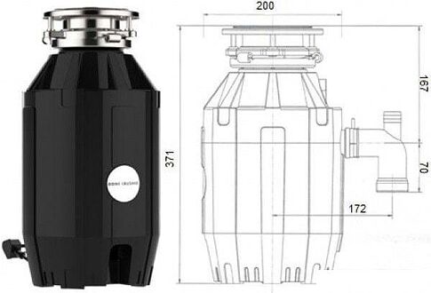 Измельчитель пищевых отходов Bone Crusher BC 910