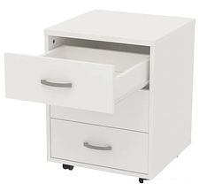 Тумба Seven Dreams Выкатная 3 ящика SD-250 (белый)