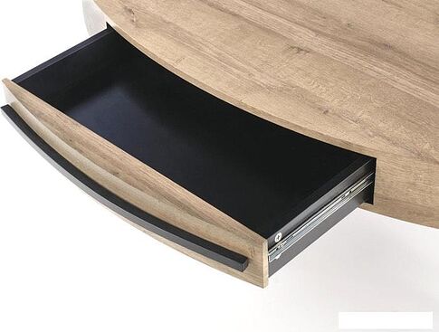 Журнальный столик Halmar Carolina 120x60x41 (дуб золотой/черный)