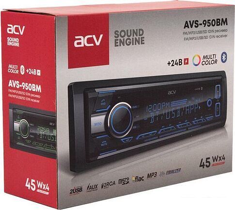 USB-магнитола ACV AVS-950BM