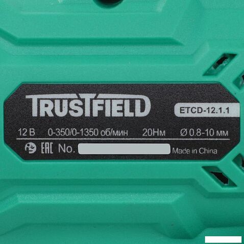 Дрель-шуруповерт Trustfield ETCD-12.1.1 (с 1-им АКБ)