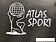 Батут Atlas Sport 490 см - 16ft Basic (с лестницей, внешняя сетка, сливовый)
