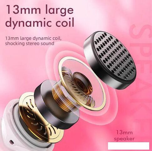 Наушники Hoco EW19 Plus (розовый)