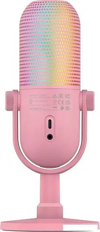 Проводной микрофон Razer Seiren V3 Chroma Quartz Pink