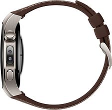 Умные часы Huawei Watch 5 46 мм (титановый, с коричневым силиконовым ремешком, международная версия) Умные часы Huawei Watch 5 46 мм (титановый, с коричневым силиконовым ремешком, международная версия)