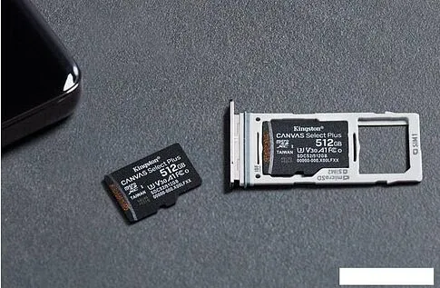 Карта памяти Kingston Canvas Select Plus microSDXC 512GB (с адаптером)