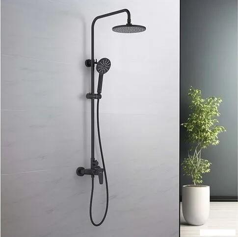 Душевая система  Aquatek Бетта AQ2160MB (черный матовый)