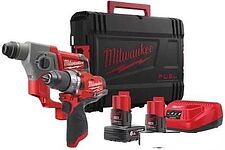 Набор электроинструментов Milwaukee M12 FPP2B-402X (с 2-мя АКБ, кейс, перфоратор) 4933459813 Набор электроинструментов Milwaukee M12 FPP2B-402X (с 2-мя АКБ, кейс, перфоратор) 4933459813