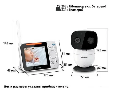 Видеоняня Panasonic KX-HN3001-X2