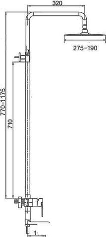 Душевая система  Maxonor Pure Life PL2491