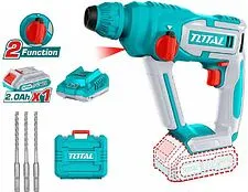 Перфоратор Total TRHLI201681 (с 1-им АКБ, кейс)