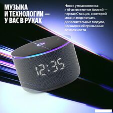 Умная колонка Яндекс Станция Мини 3 Про (черный) Умная колонка Яндекс Станция Мини 3 Про (черный)