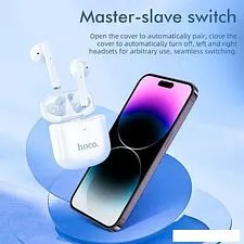 Наушники Hoco EW19 Plus (голубой)