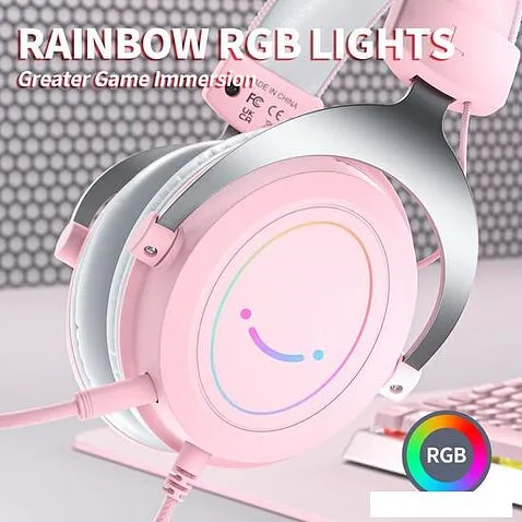 Наушники FIFINE H3 (розовый)