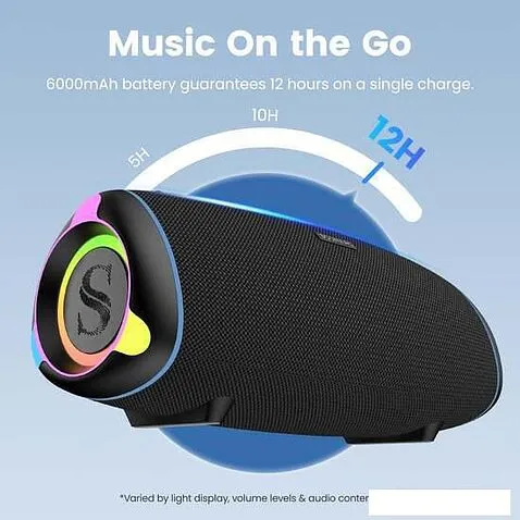 Беспроводная колонка SOUNARC R2 (красный)