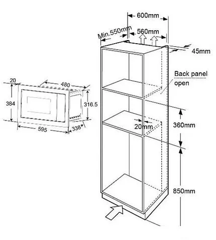 Микроволновая печь Thomson BMO10-S2103