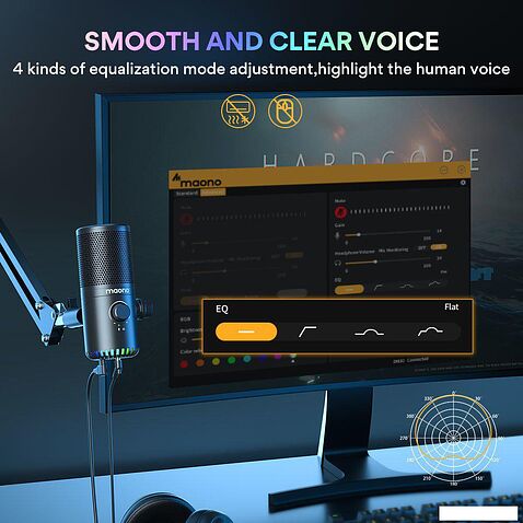 Проводной микрофон Maono DM30 (черный)