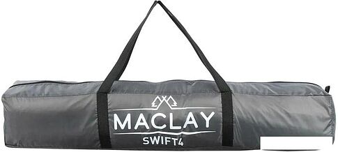 Треккинговая палатка Maclay Swift 4 (черный/зеленый)