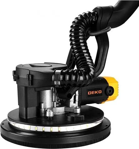 Шлифмашина для стен и потолков Deko DKWS1100W 083-1037 (кейс)