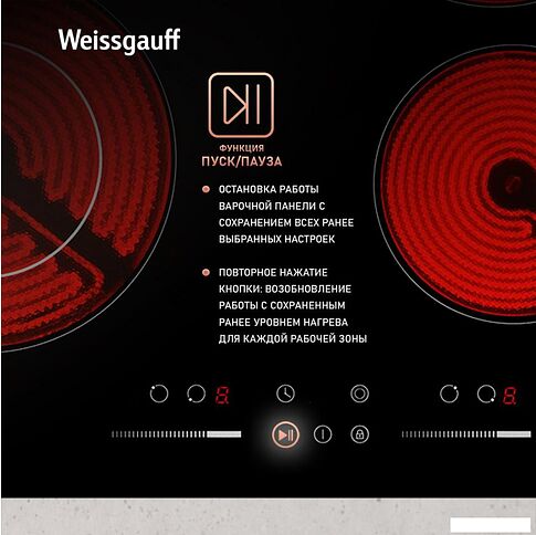 Варочная панель Weissgauff HV 641 BSG