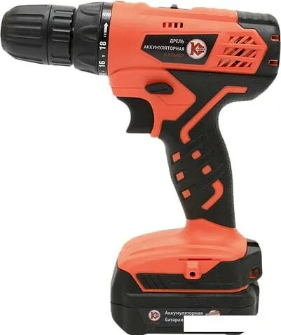 Дрель-шуруповерт Калибр ДА-12/2+ (с 2-мя АКБ)