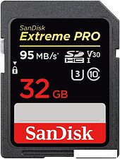 Карта памяти SanDisk Extreme PRO V30 SDHC 32GB [SDSDXXG-032G-GN4IN]