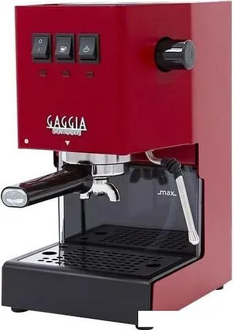 Рожковая помповая кофеварка Gaggia Classic Evo Red 9481/12