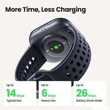 Умные часы Amazfit Bip 6 (титановый, с светло-серым силиконовым ремешком) Умные часы Amazfit Bip 6 (титановый, с светло-серым силиконовым ремешком)