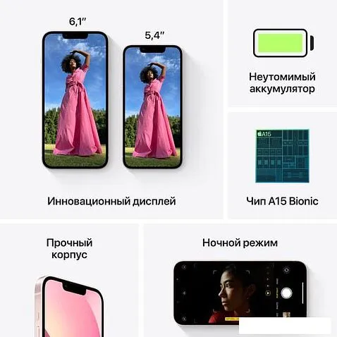 Смартфон Apple iPhone 13 512GB (розовый)