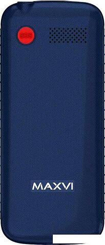 Кнопочный телефон Maxvi RT-04 (синий)