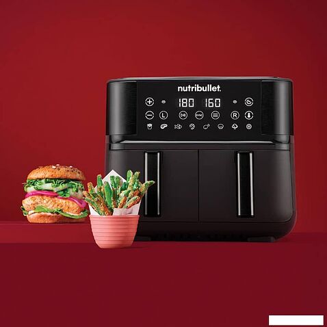 Аэрофритюрница NutriBullet Twin Drawer NBA081B