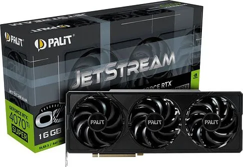 Видеокарта Palit GeForce RTX 4070 Ti Super JetStream OC 16GB NED47TSS19T2-1043J